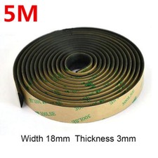 5M 18mm Seal Strips Trim For Car Windshield Sunroof Triangular Window Seal Kit