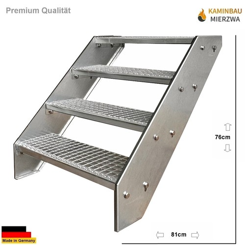 Premium steel stair - premium, steps
