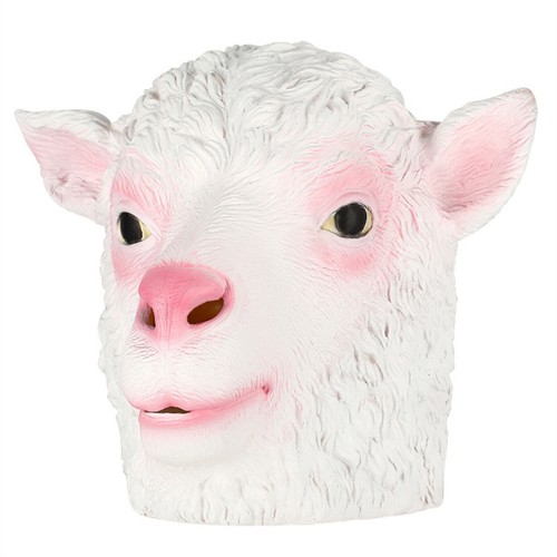 Funny sheep costume full head - funny, costume,full
