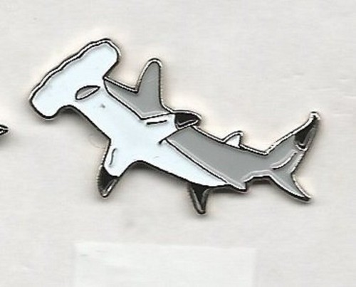 Hammerhead shark pin - , badge
