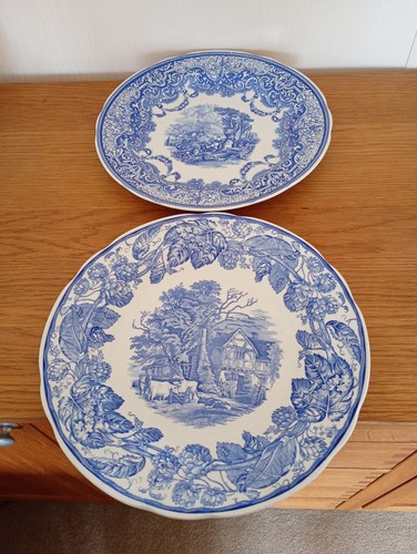 Pair spode blue room - pair,