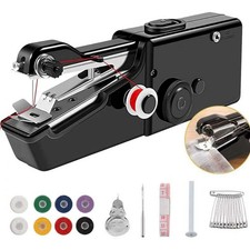 Mini Handheld Cordless Sewing Machine Hand Held Thread Stitch Clothes Portable
