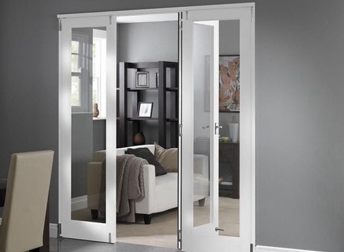 White internal fold doors - white, bi-fold