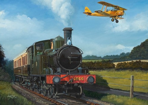 Havilland tiger moth gwr - de,