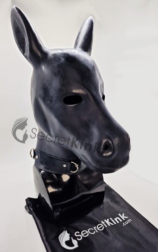 Latex horse hood rubber - latex, thick