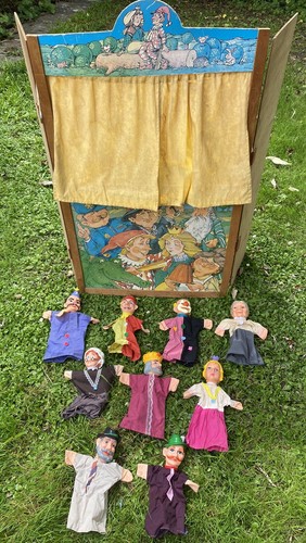 Vintage 1960 70s puppet - vintage,
