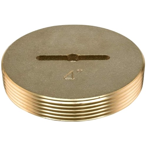 Slotted cleanout plug - slotted,