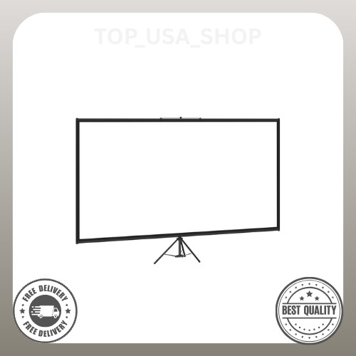 Tripod projector screen with - projector,