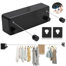 Retractable Washing Line Heavy Duty 4.2M Wall Mounted Indoor Outdoor Clothesline