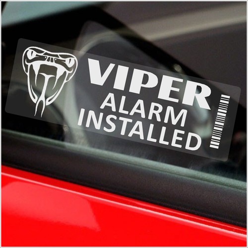 Stickers viper alarm - 5,