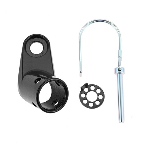 Black bike trailer hitch set - bike,