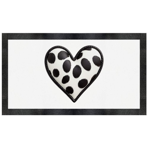 Cow print heart - 'cow, heart'