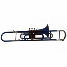 Trombone  New MULTICOLOURED Bb FLAT Trumbone Free Hard case+Mouthpiece