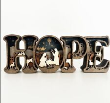 Hope Nativity Display Sign