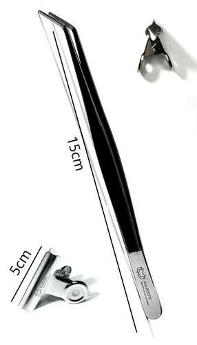 Pcs set curve tweezers - set,