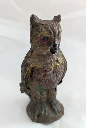 Antique cold painted - antique, owl