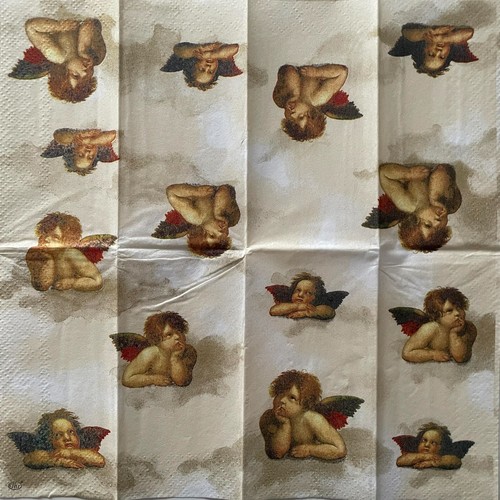 Paper napkins 21x21cm for - 3,