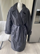 ZARA BLACK PUFFER WRAP LONG