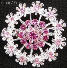 SILVER FLOWER BOUQUET BROOCH