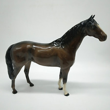 Vintage Beswick 11.75" Tall Large Hunter Brown Gloss Stallion Model 1734 England