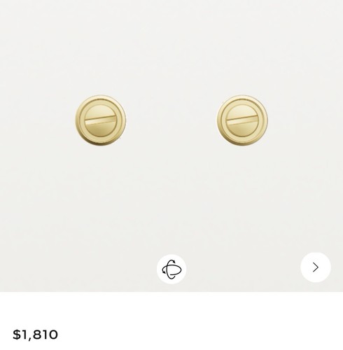 Authentic cartier love - cartier, stud