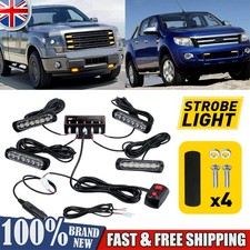 4x 6 LED 12/24V Amber Recovery