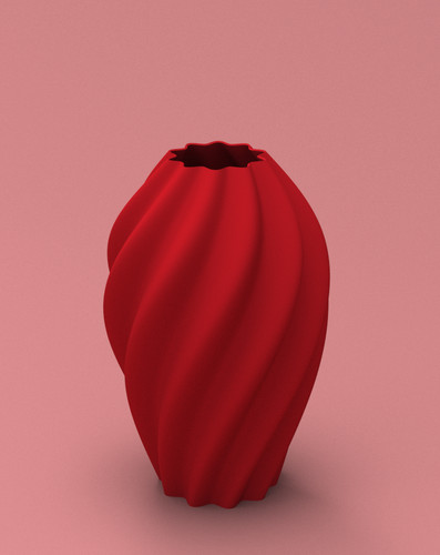 Aurelia vase modern - vase, spiral