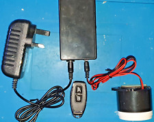 240v Security remote control  panic alarm very loud.120db with 1 remote
