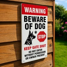 Beware of the Dog Sign Warning