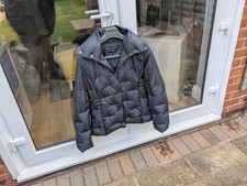 Zara Quilted Coat Black size L, Puffer Jacket