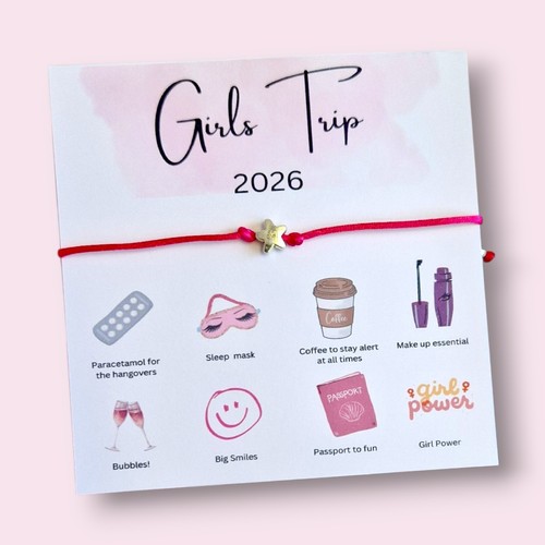 Girls weekend wish bracelets