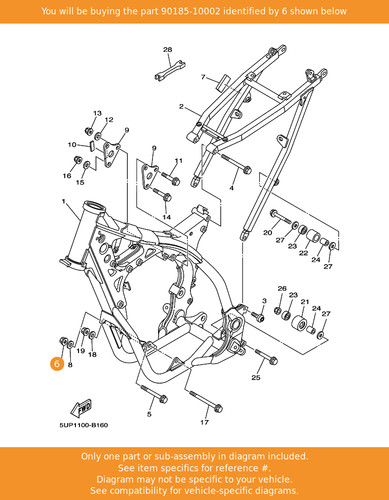 Yamaha nut self locking - yamaha, nut,