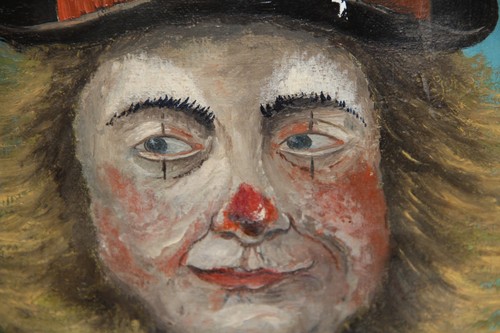Vintage late 20thc oil on - 20thc,