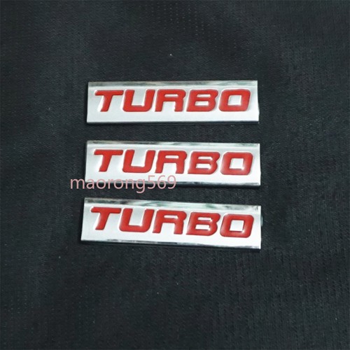 Chrome silver turbo - 3x, red