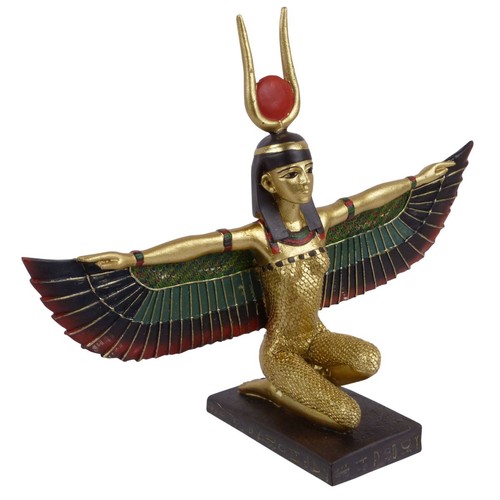Kneeling isis figure with - isis,