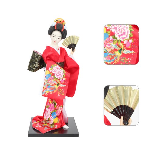 Japanese geisha figurine home - japanese,