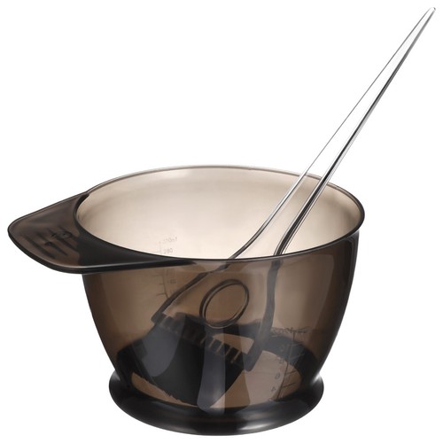 Hair dye brush and bowl - brush,