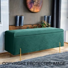 Ottoman Storage Box  Plush