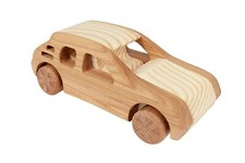 Wooden Car Toy - Peugeot 205