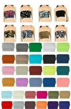 LADIES PLAIN BOOB BRA CROP