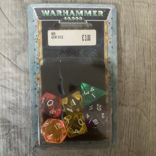 Warhammer 40k gem dice - warhammer,