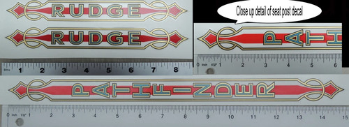 Rudge pathfinder decal - rudge,