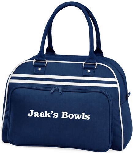Personalised lawn bowls bag - personalised,