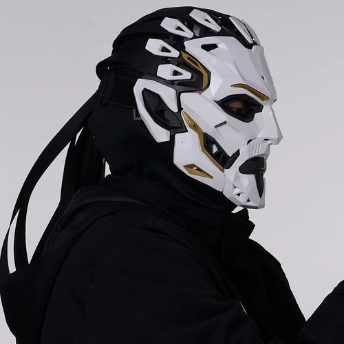Cyberpunk oni mask - oni, sci-fi