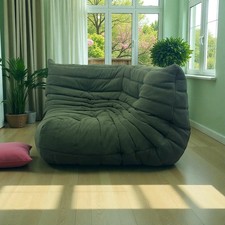 Green Ligne Roset Togo corner modular sofa