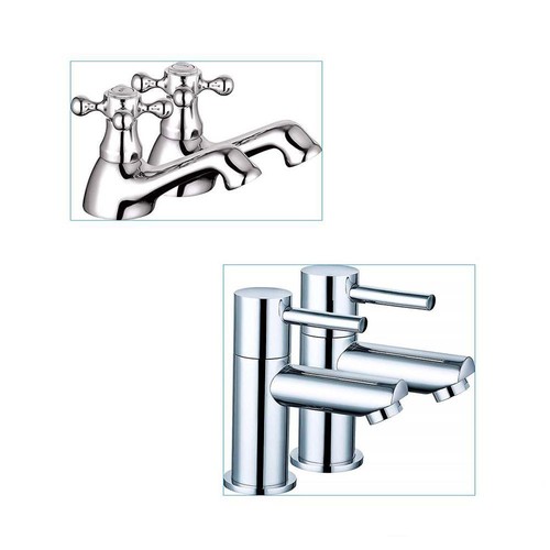 Bathroom sink taps twin - taps,