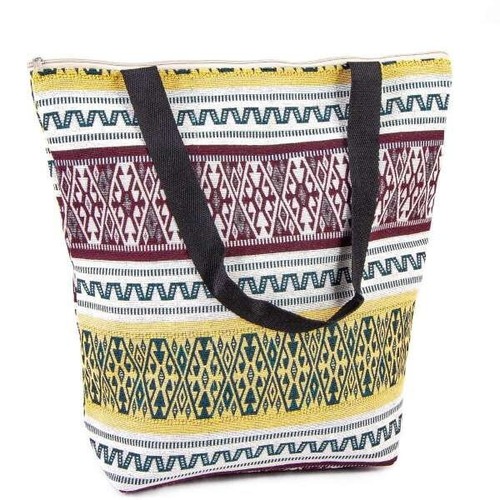 Kilim design tote - design, shoulders