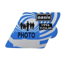 Oasis 1996 cloth tour pass