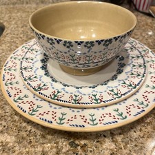 Nicholas Mosse Dinner Plate,  dessert plate and bowl 