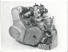 NORTON MOTORCYCLE ENGINE B/W